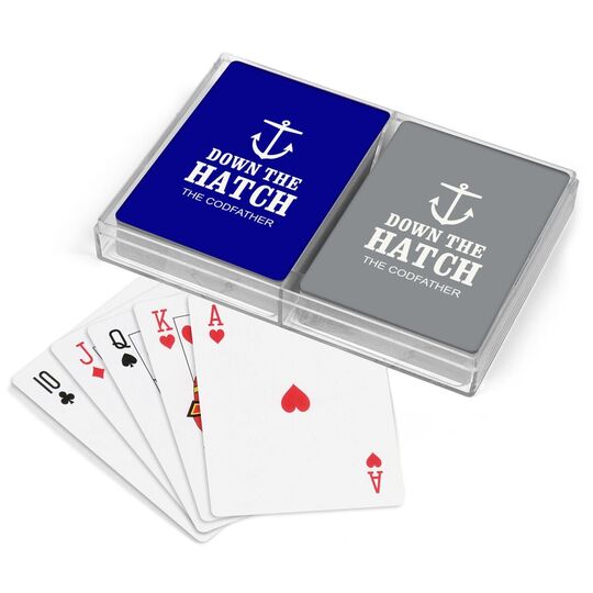 Down The Hatch Double Deck Playing Cards